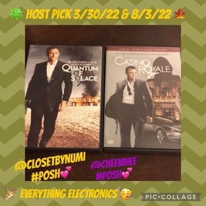2 007 DVD’s casino royale and quantum of solace